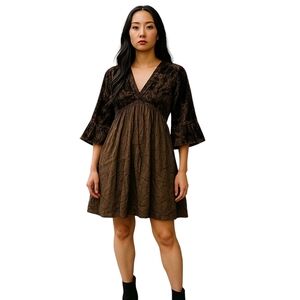 mexicali blues dresses Flowy Sari Inspired Dress